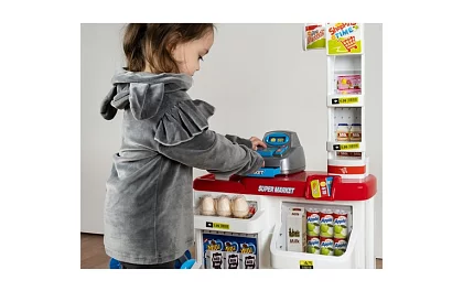 Gyermekbolt – szupermarket kocsival és kiegészítőkkel