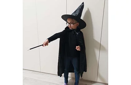 Bűvész jelmez + kiegészítők