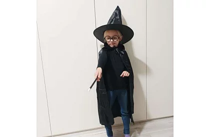 Bűvész jelmez + kiegészítők