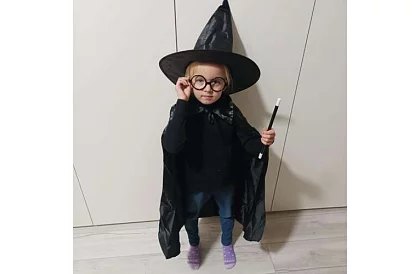 Bűvész jelmez + kiegészítők