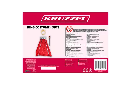 Király jelmez + kiegészítők