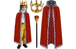 Király jelmez + kiegészítők