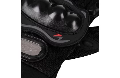 Fekete motoros kesztyű - XL