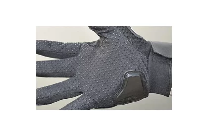 Fekete motoros kesztyű - XL