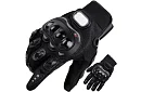 Fekete motoros kesztyű - XL