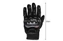 Fekete motoros kesztyű - XL