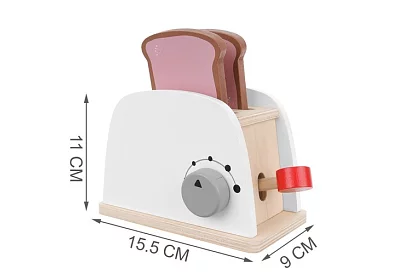 Fából készült pirítós sütő kis szakácsoknak