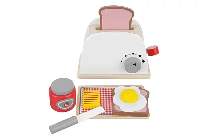 Fából készült pirítós sütő kis szakácsoknak