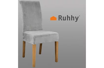 Samet borítás a széken - szürke