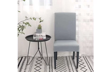 Samet borítás a széken - szürke