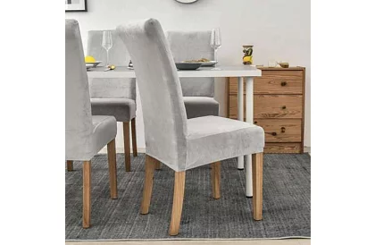 Samet borítás a széken - szürke