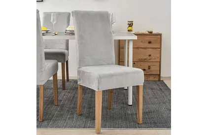 Samet borítás a széken - szürke