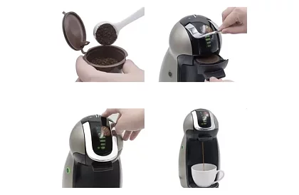 Készlet 6 db újratölthető kávékapszulából