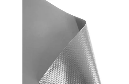 Árnyékoló szalag kerítéshez szürke - panel 630 g/m² + klipszek