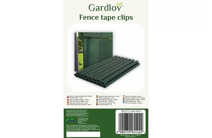 Klippek a kerítés szalagokhoz – 20 db – zöld