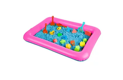 Folyékony kinetikus homok 2000 g - formákok és felfújható homokozó