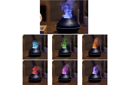 Aroma diffúzor láng hatással + 3 aromaolaj