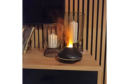 Aroma diffúzor láng hatással + 3 aromaolaj