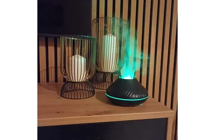 Aroma diffúzor láng hatással + 3 aromaolaj