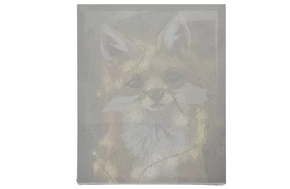 Festés számok szerint - róka - 40x50 cm