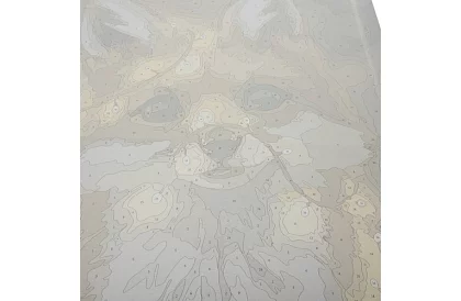 Festés számok szerint - róka - 40x50 cm