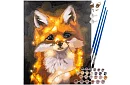 Festés számok szerint - róka - 40x50 cm