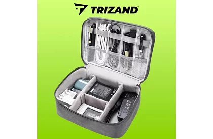 Utazási szervező kábelekhez és töltőkhöz