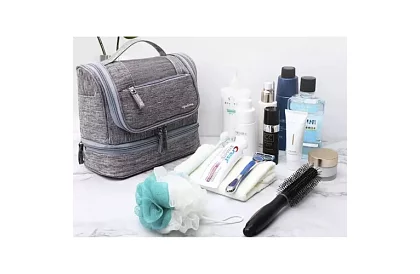 Utazási kozmetikai táska akasztóval