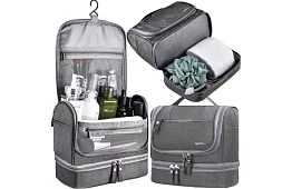 Utazási kozmetikai táska akasztóval