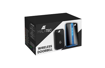 Vízálló vezeték nélküli csengő – hatótávolság 15 méter - fekete