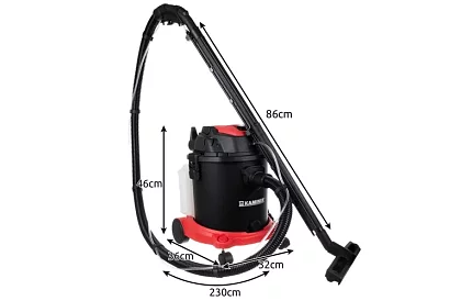 Kaminer 20 l szőnyegtisztító-porszívó tartozékokkal