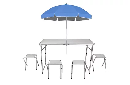 Kempig összecsukható szett - asztal + 4 szék