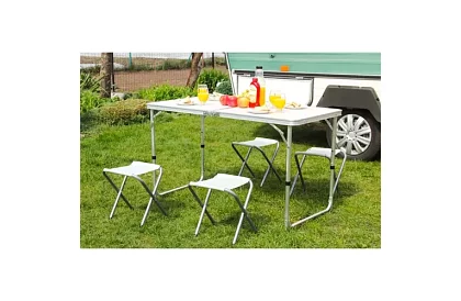 Kempig összecsukható szett - asztal + 4 szék