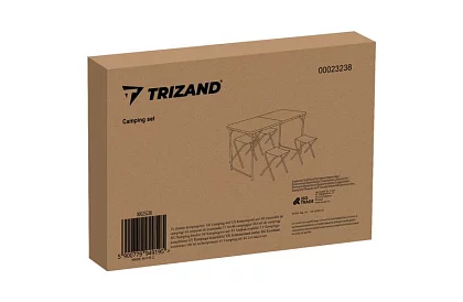 Kempig összecsukható szett - asztal + 4 szék