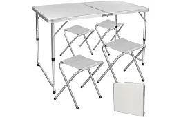 Kempig összecsukható szett - asztal + 4 szék