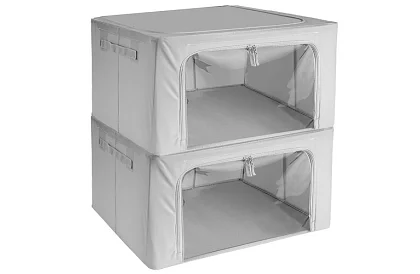 Textil tároló szervezők – 2 x 24 l