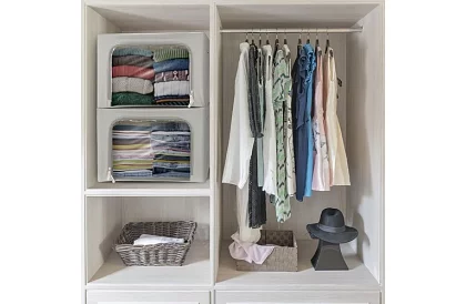 Textil tároló szervezők – 2 x 24 l