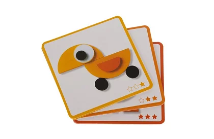 Fa geometrikus fa puzzle - állatok