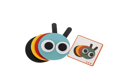 Fa geometrikus fa puzzle - állatok