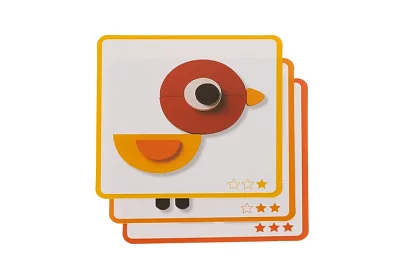 Fa geometrikus fa puzzle - állatok