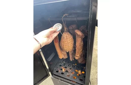 Becslő hőmérő - sütés, hús füstölés