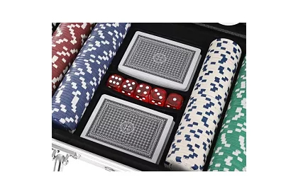 Teljes pókerkészlet - 300 zseton egy táskában