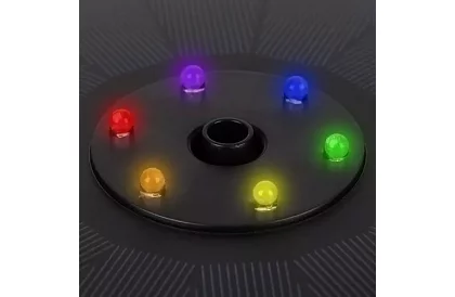 Úszó napenergia szökőkút RGB világítással