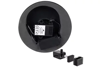 Úszó napenergia szökőkút RGB világítással