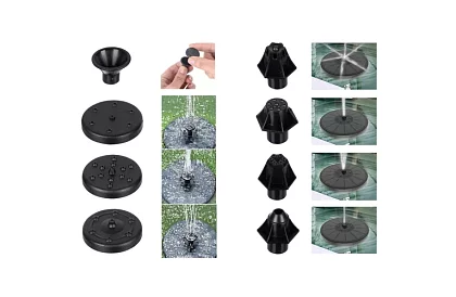 Úszó napenergia szökőkút RGB világítással