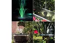 Úszó napenergia szökőkút RGB világítással