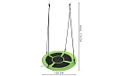 Függő hinta kör - fészek 120 cm - zöld