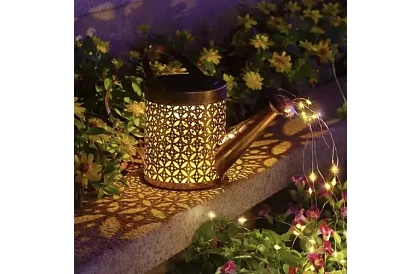 Napfény kert lámpa - kanna