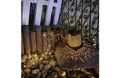 Napfény kert lámpa - kanna