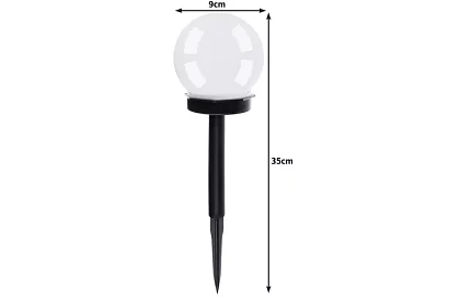 Napfény kert világítók - gömb 6 db